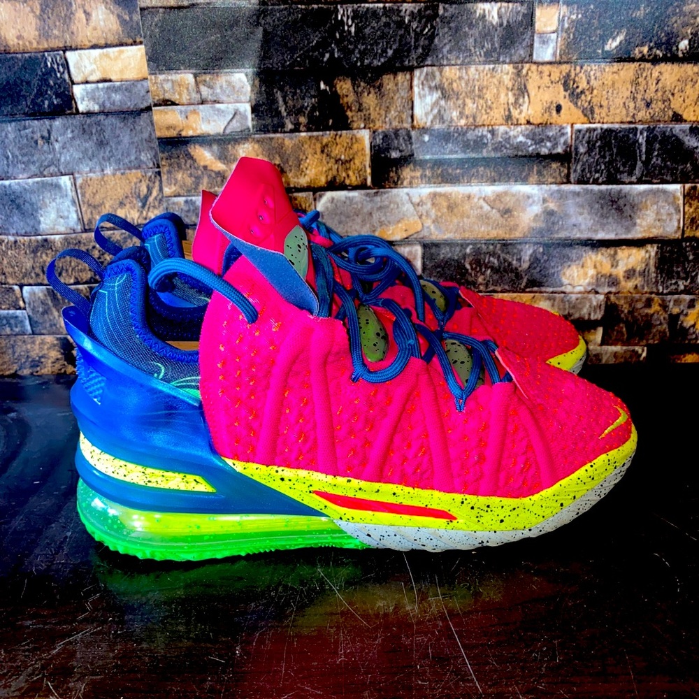 Nike Lebron 18 XVIII “LA By Night” Multicolor - Size 8